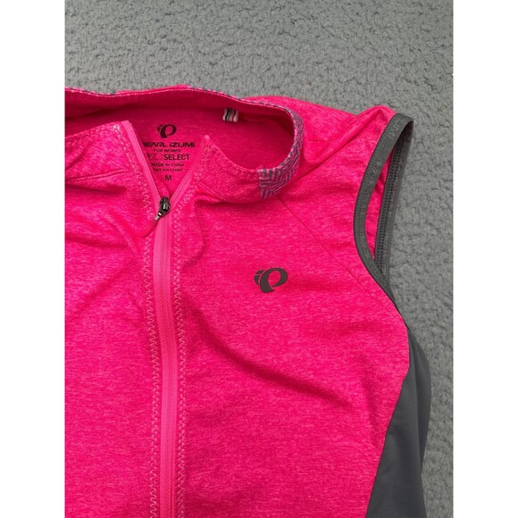 Pearl Izumi Select Escape Sleeveless Road
Jersey Screaming Pink Parquet Medium - Picture 3 of 6